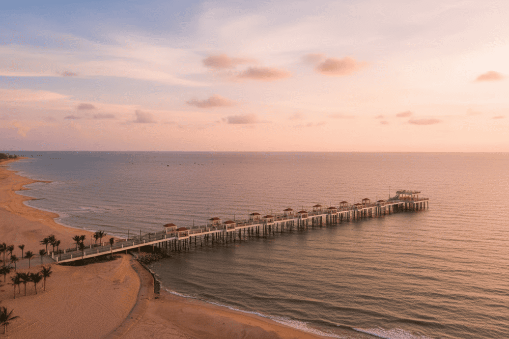 Cầu cầu ngắm biển Hamptons Pier